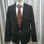 Suit0061 เสื้อสูทชาย มือสอง สีดำ นำเข้าเกาหลี jun อก 36 นิ้ว
