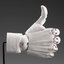 Takahiro Kagami ARTIST SUPPORT ITEM HAND MODEL MEN'S/R -WHITE- Action Figure(Pre-order)