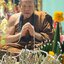 พระโคโพธิสัตว์ หลวงพ่อจีน อินทวีโร วัดนาขนวน จ.ศรีสะเกษ เนื้อทองฝาบาตร หมุดทองฝาบาตร