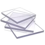 PC( พีซี )หรือPolycarbonate สีใส 300x300mm.(มีหนาหลายขนาดให้เลือก)