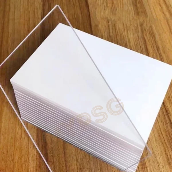 PC( พีซี )หรือPolycarbonate สีใส 300x300mm.(มีหนาหลายขนาดให้เลือก)